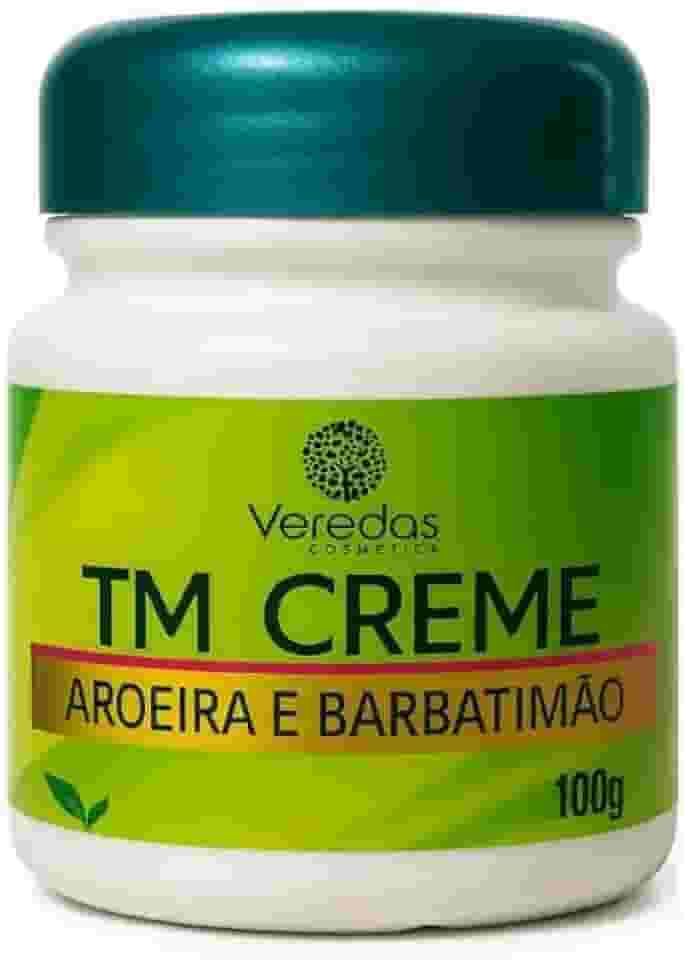 Creme Hidratante TM Aroeira e Barbatimão 100g - Clareador natural, cicatrizante e Hidratante para a pele.