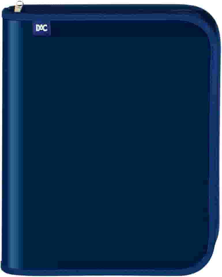 Fichario Com Ziper Vision Azul 48F - 101645