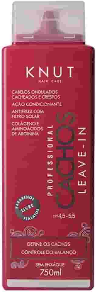 KNUT LEAVE-IN CACHOS – Creme Leave-in para Definição, Hidratação e Controle do Frizz em Cabelos Cacheados – 750 ml