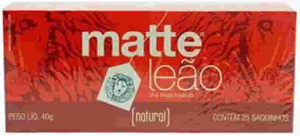 Leão Chá Matte Natural Fuze Com 25 Saquinhos