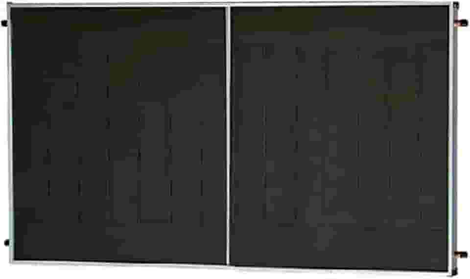 Placa Coletor Solar Banho Horizontal Aço Inox 200x100 Ribsol