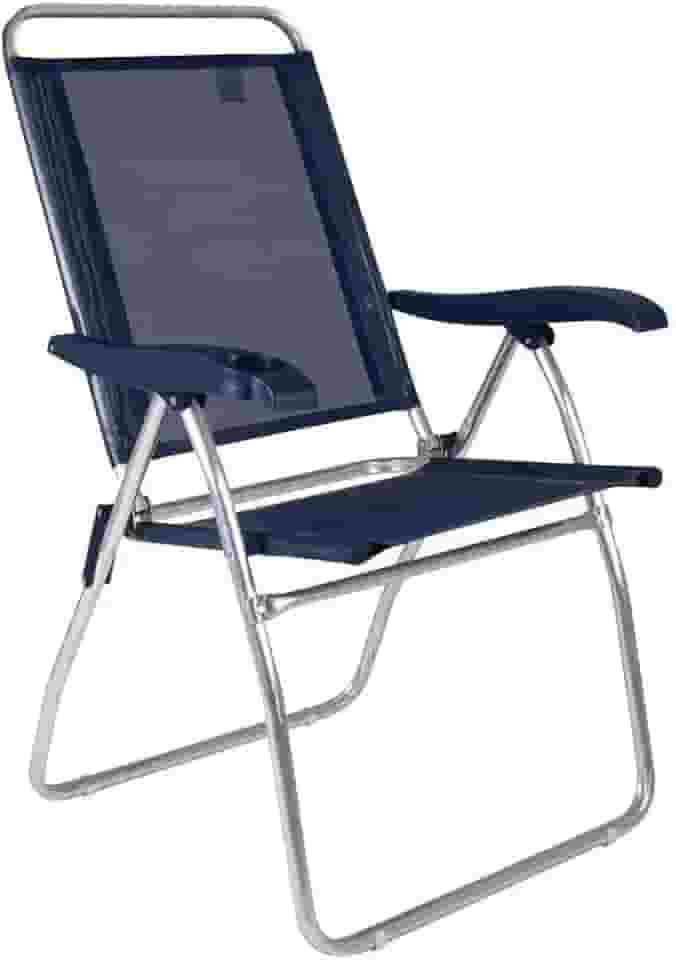 Mor - Cadeira Reclinável Alumínio 4 Posições Boreal Azul Marinho