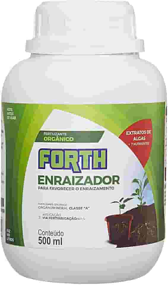 Forth Enraizador Líquido Concentrado, Enraizamento, Formação de Raízes, Micronutrientes, Extrato de Algas, Organomineral Classe A, 500ml