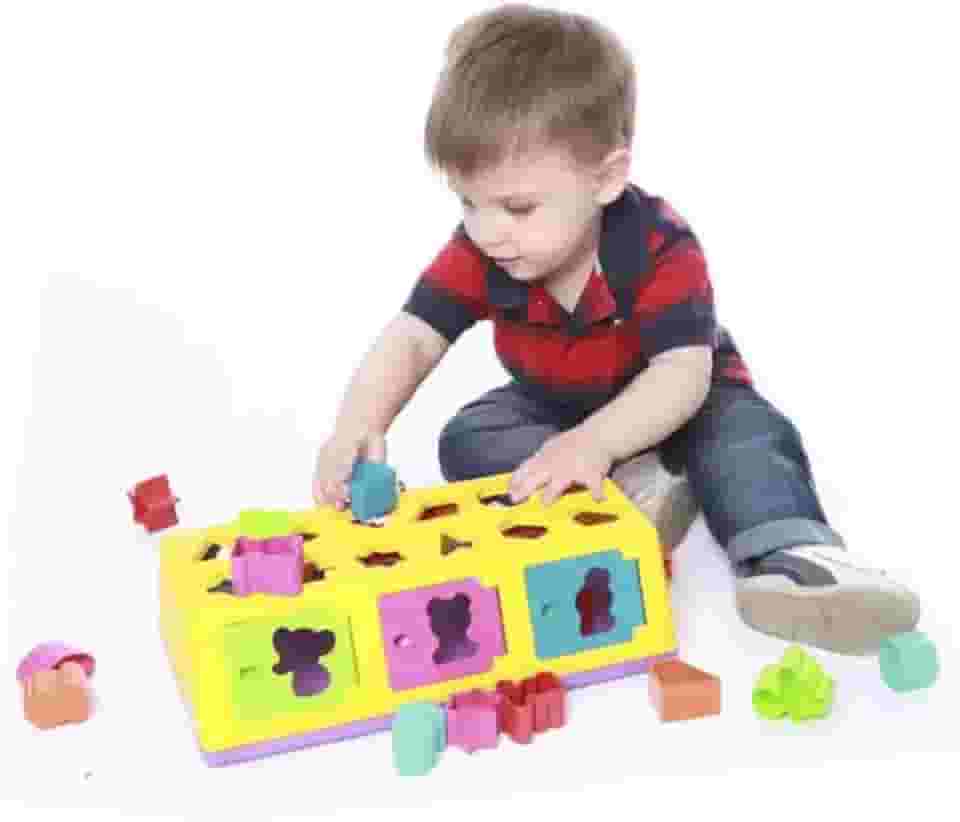 Estrela Brinquedo Educativo Caixa-Encaixa a Partir de 1 Ano, Multicor