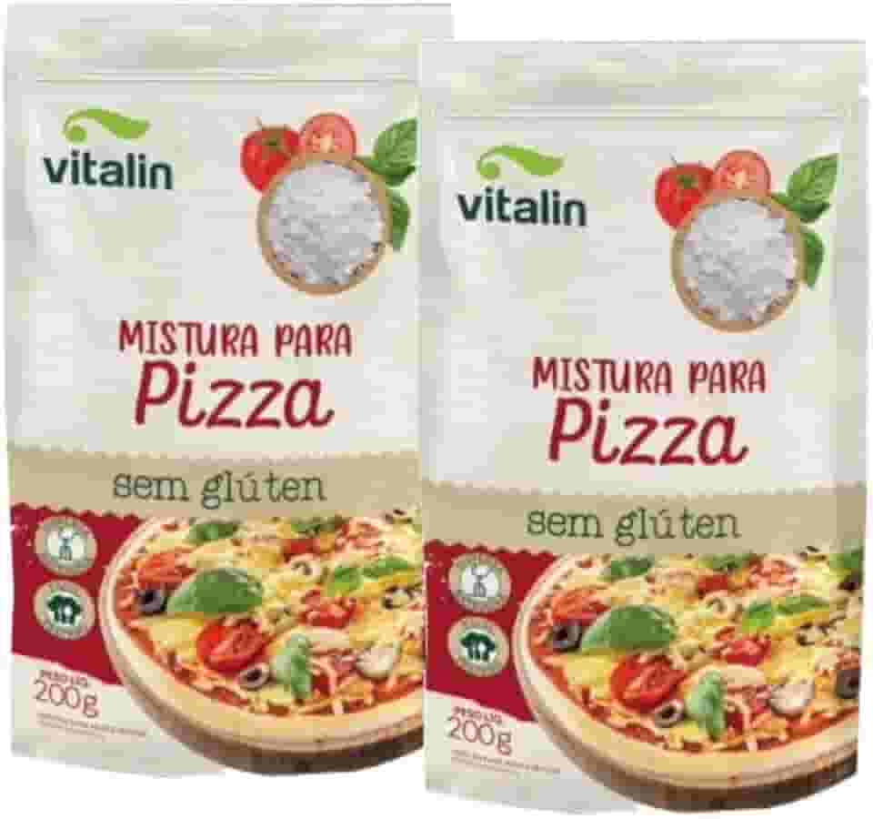 Kit 2X: Mistura para Pizza Sem Glúten Vitalin 200g