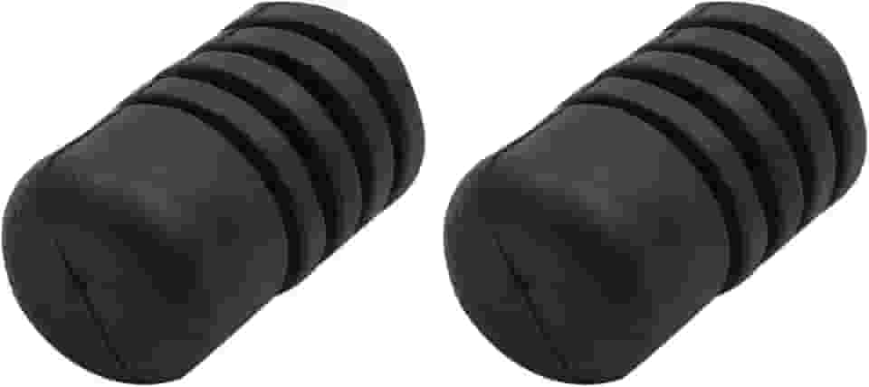 X AUTOHAUX 2 peças 18 mm amortecedor de porta de carro bloco de choque de borracha anticolisão amortecedor preto para porta de carro porta-malas