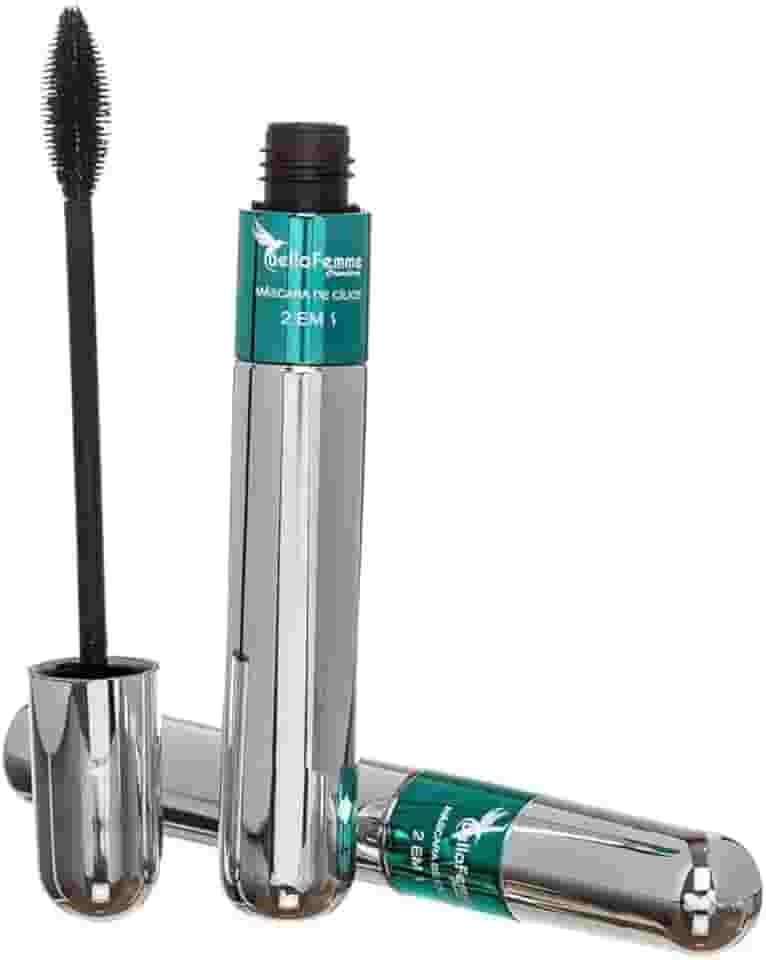 Rímel Bella Femme 4D – Máscara 2 em 1 para Cílios Longos, Cheios e Definidos