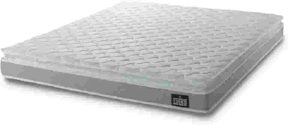 Colchão Casal Queen Espuma D33 Pillow Top Millenium 158x198x19cm Hellen (Branco)