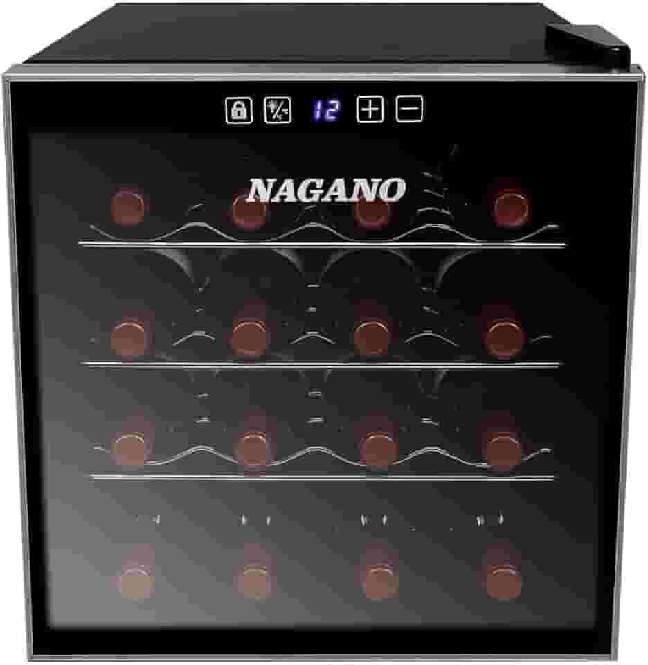 Adega de Vinhos Climatizada 16 Garrafas 44 L Display Digital Bivolt