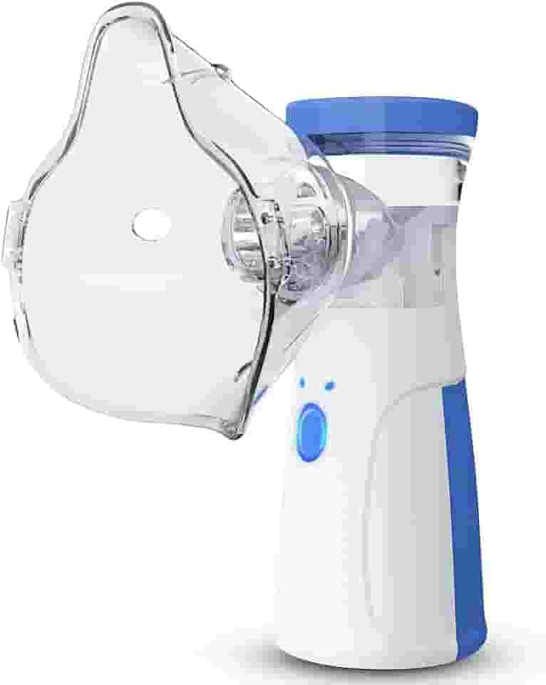 Nebulizador Inalador Ultrassonico Sem Fio Recarregavel USB Compacto Portatil Silencioso Criança Adulto Mesh Mini Ultrassom Infantil Premium