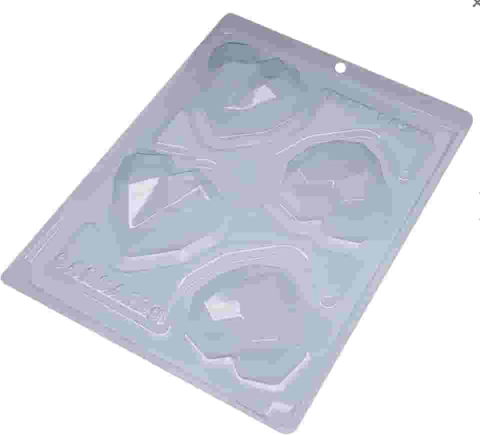 Forma para Chococalate BWB Cód. 9836 - Trufa Coração Lapidado