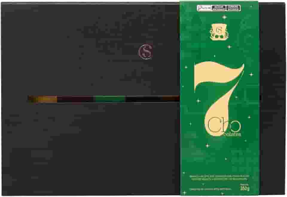 Caixa de Tabletinhos 7 Chocolates 350g Cacau Show