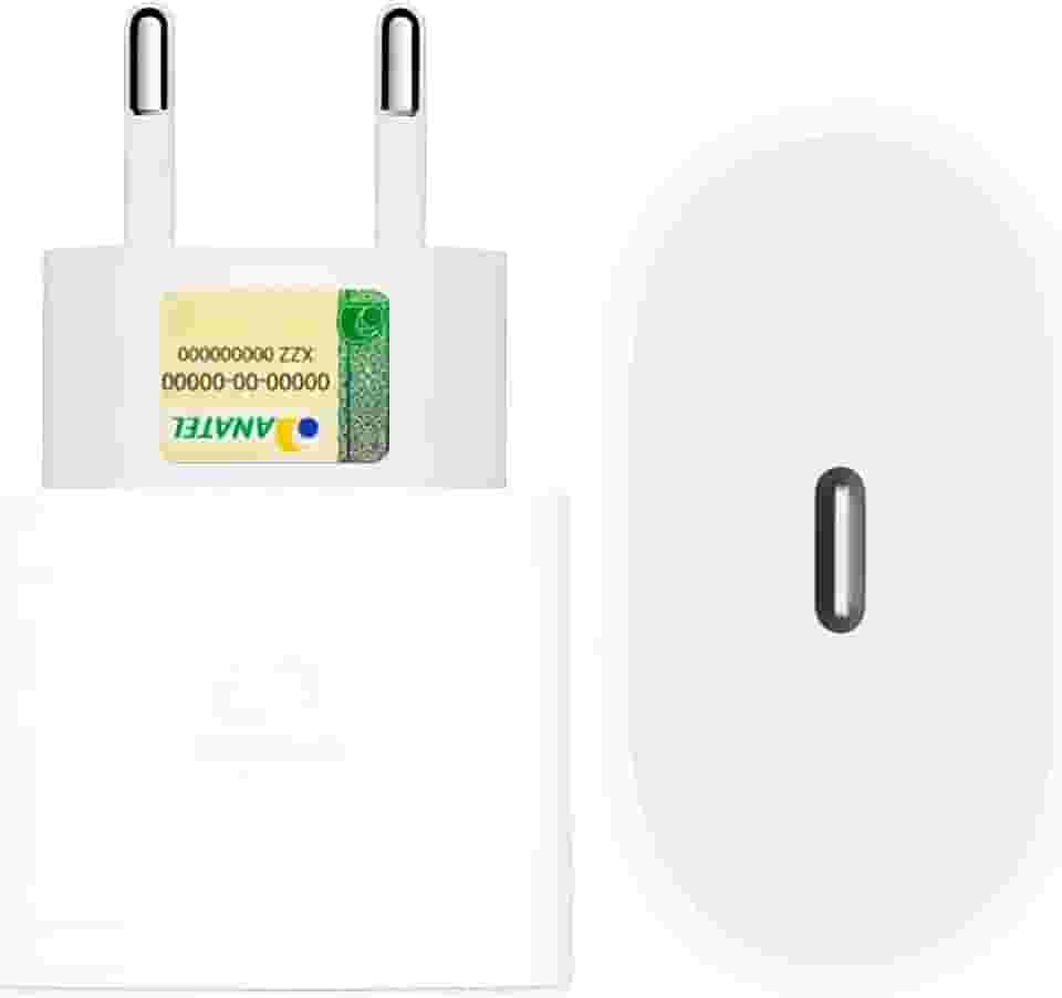 Fonte Carregador Turbo 25W USB-C Tipo C Rápido e Eficiente Carregador Fonte Homologada