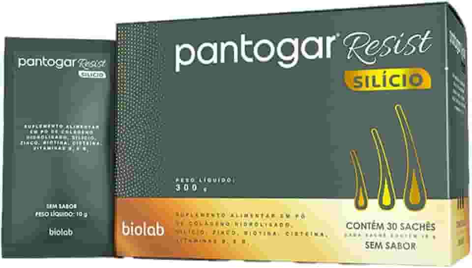 Pantogar Resist Silício 10g - 30 sachês