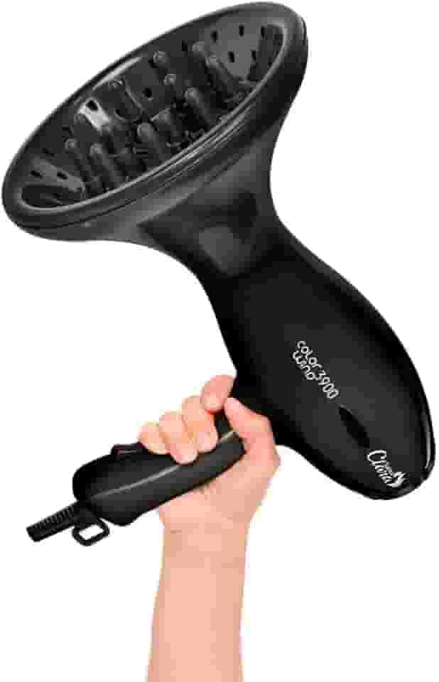 Difusor De Ar P/Secador Cachos Profissional Cor Preto