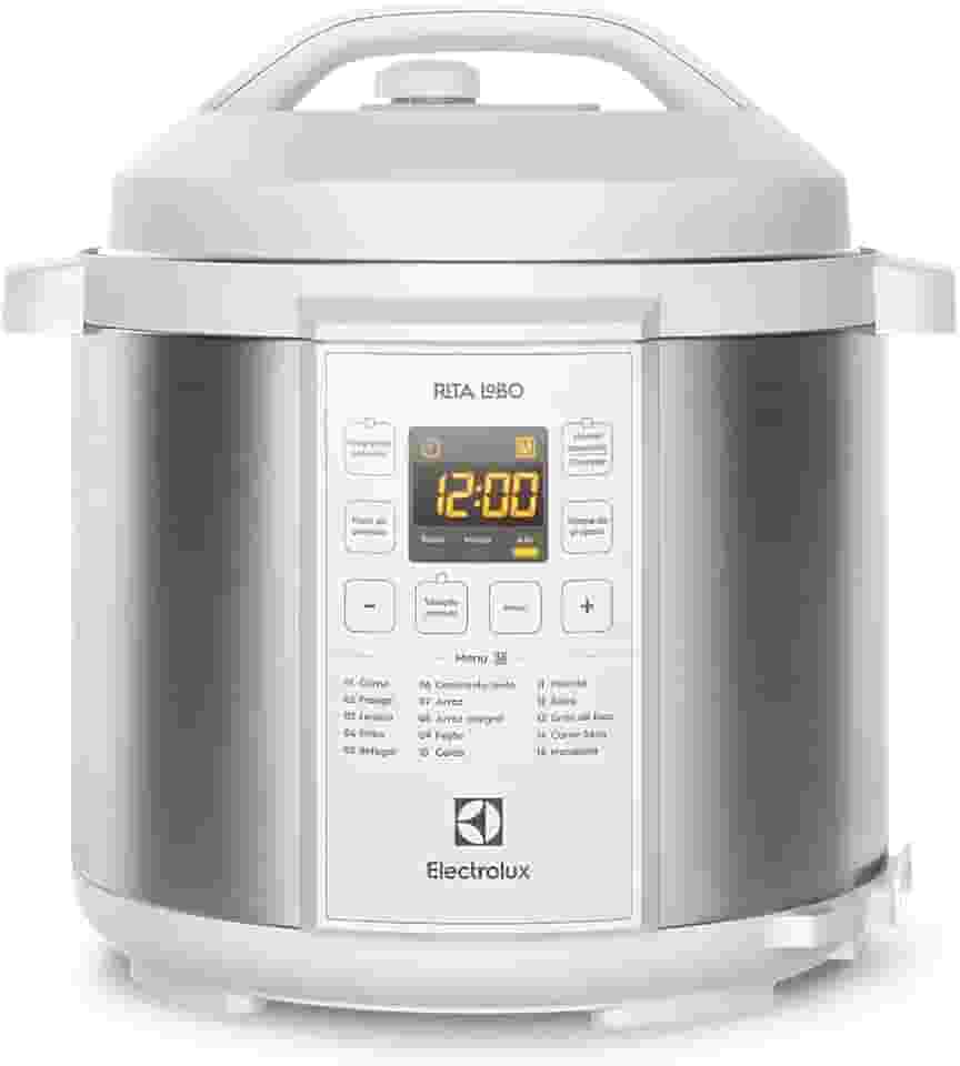 Panela de Pressão Elétrica Electrolux 6L Branca Experience por Rita Lobo (PCC21)