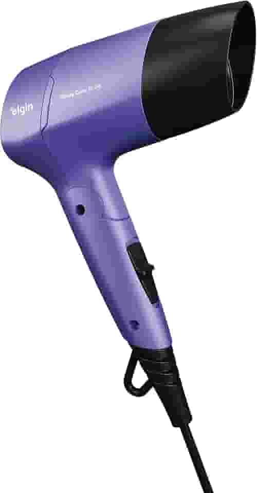 Secador de Cabelo Elgin Glossy Color To Go para Viagens Bivolt