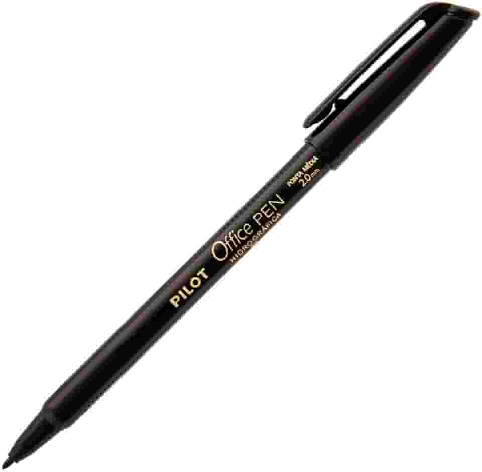 Caneta Hidrográfica, Pilot, Office Pen, 1420004PR, 2.0 mm, Preto