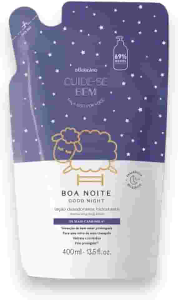 Refil Loção Hidratante Corporal Cuide-se Bem Boa Noite 400ml