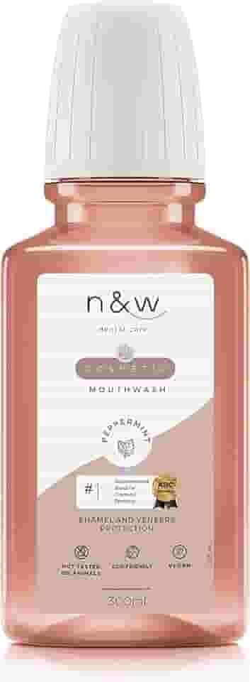 Enxaguante Bucal com Flúor - ideal para dentes naturais e facetas -300ml - Cosmetic N&W Dental Care