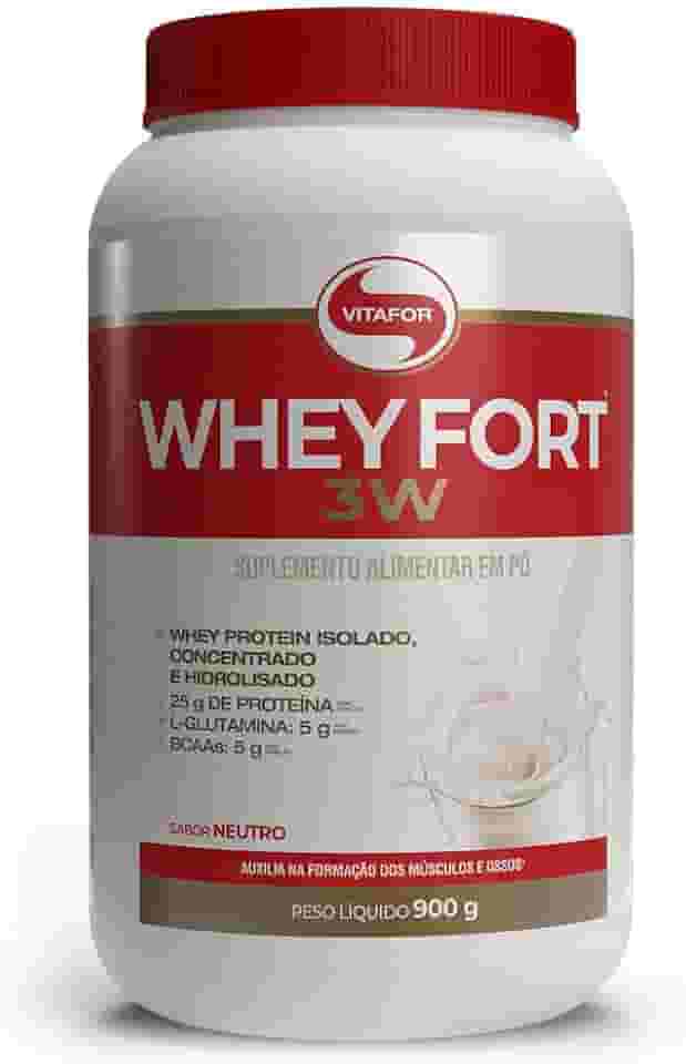 Vitafor - Whey Fort 3W - 900g - Neutro