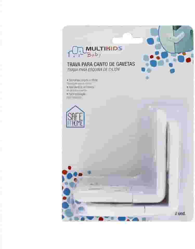 Trava para Canto de Gavetas 2 Unidades Multikids Baby - BB257