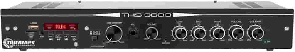 Amplificador Receiver Taramps THS 3600 Classe D Multi Canal 120 Watts RMS Módulo Amplificador Residencial Comercial