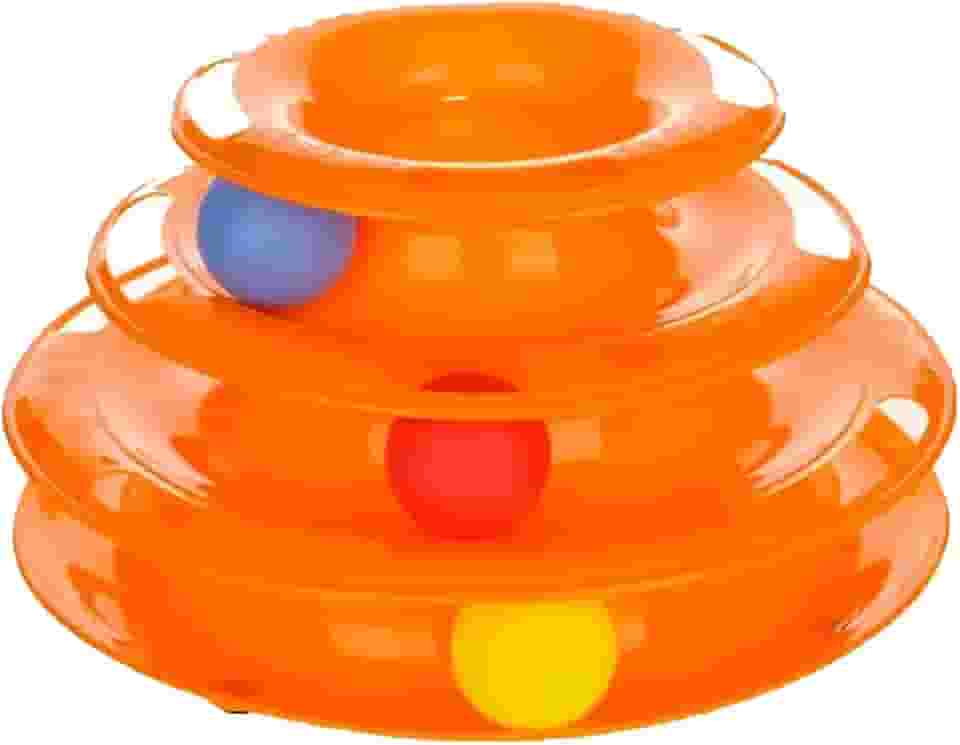 Brinquedo Interativo Para Gatos Torre Bolinhas Corre Corre