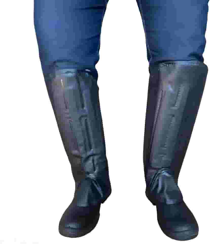 Par de Perneira Proteção Segurança Bidin 3 Talas Roçador Roçadeira Caneleira Picada de Cobra EPI