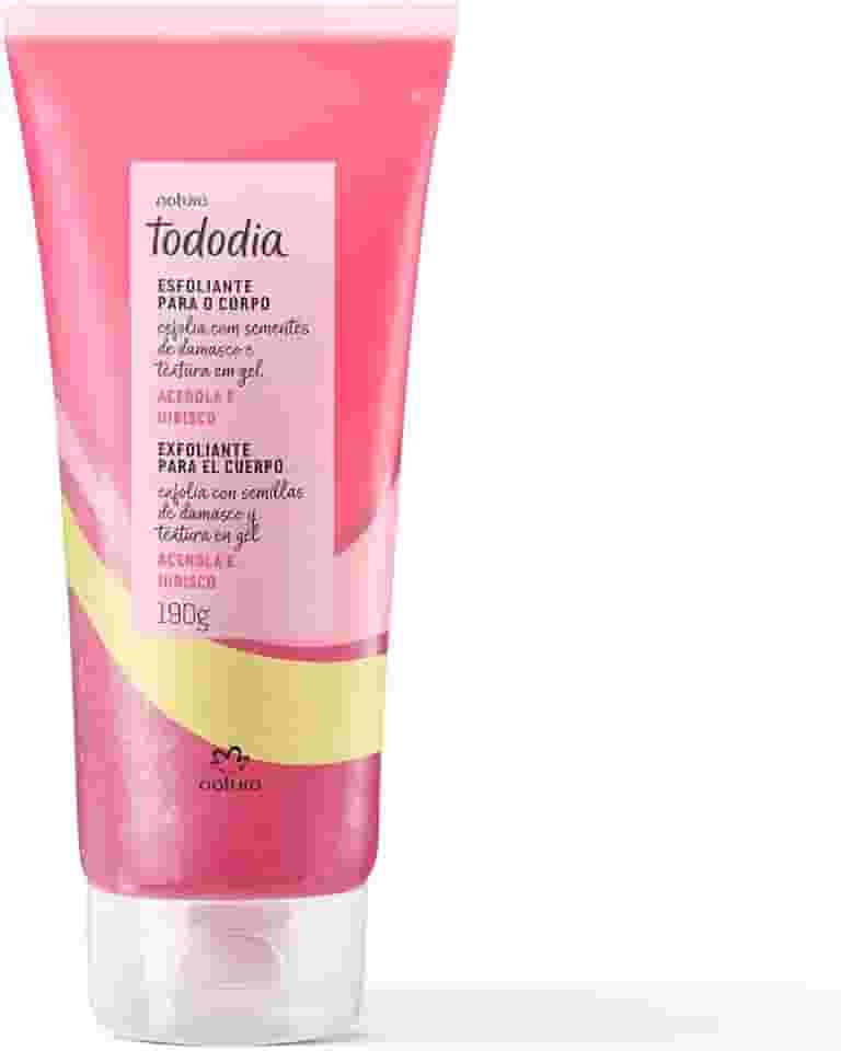 NATURA TODODIA ESFOLIANTE CORPORAL ACEROLA E HIBISCO 190G