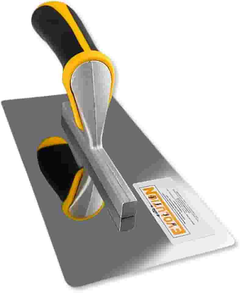 Desempenadeira Aço Inox Lisa Massa Rígido Evolution 30X11,5cm para Pintores Drywall Efeitos Textura Original - 1206