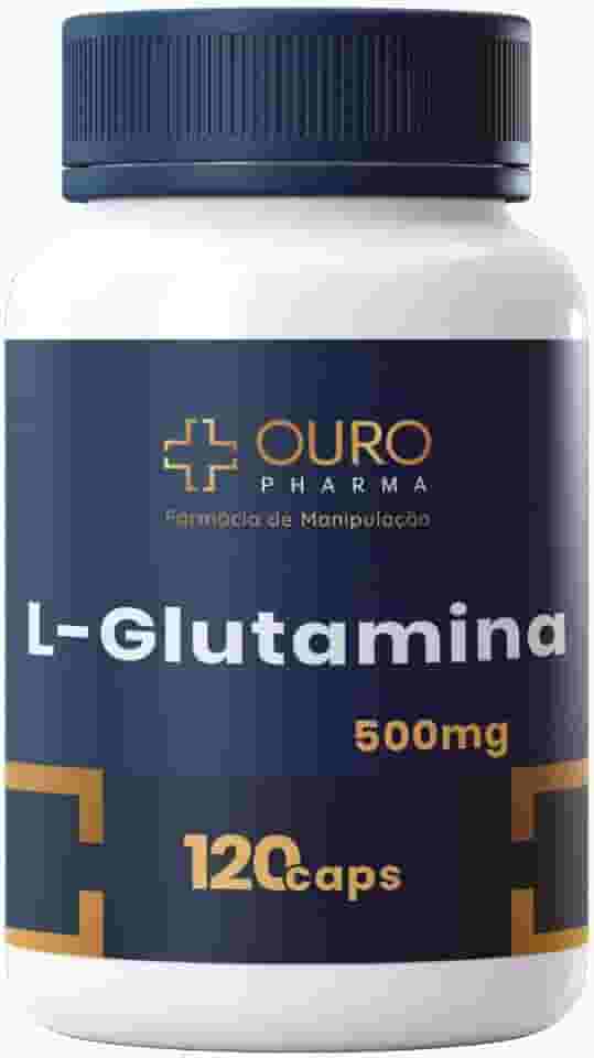 L Glutamina 500mg - 120 cápsulas