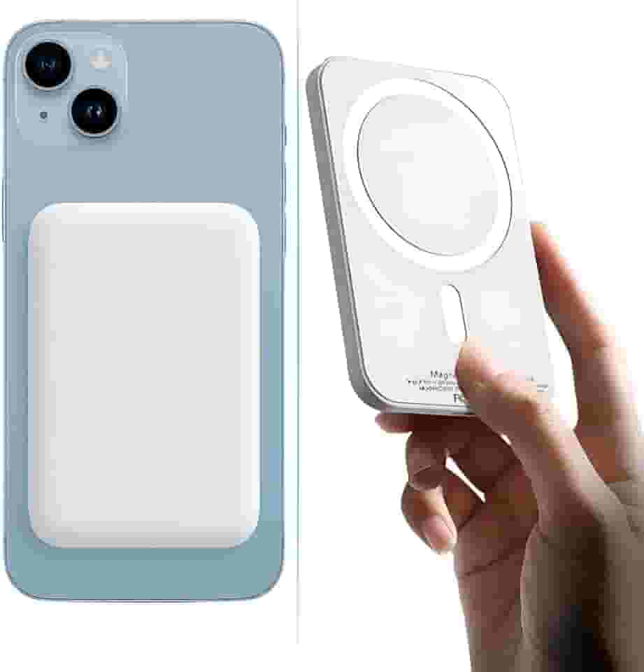 Power Bank Magnético 5000mAh – Carregador Portátil Sem Fio 15W Ultra Rápido, Fino, Leve e Premium, Compatível com MagSafe e indução