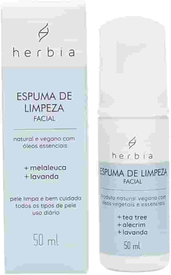 Herbia Espuma De Limpeza Facial Natural E Vegano