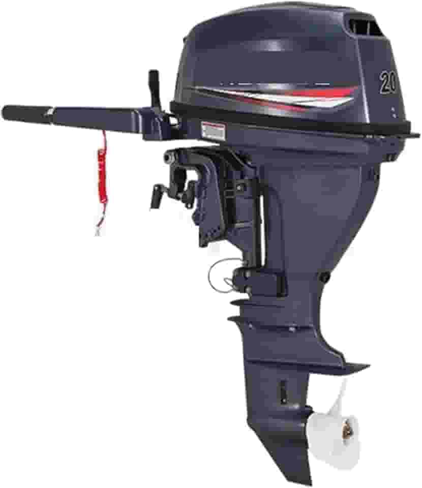 Motor de pesca de dois tempos, quatro tempos, máquina de popa de eixo curto, barco de borracha Frp barco de pesca hélice rápida Frequey motor de tração manual, 4 tempos 8