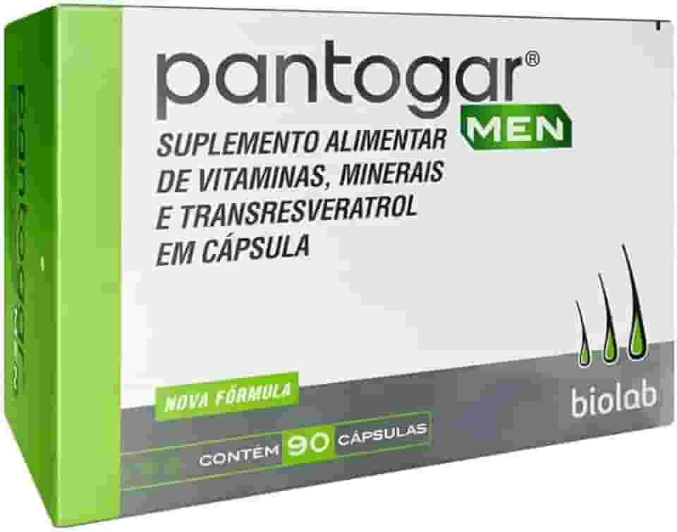 Suplemento Alimentar Pantogar Men Biolab 90 Cápsulas