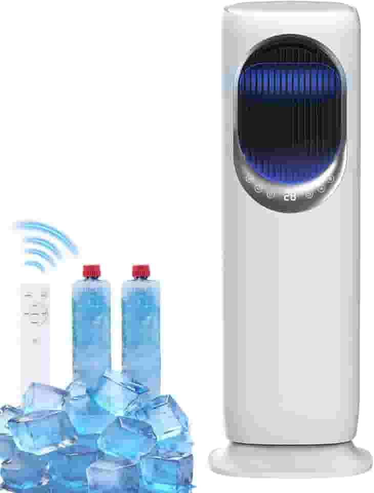 YESOP Climatizador De Ar Quente E Frio Com Display Como, Multifuncional Ventilador, Refrigerador, Aquecedor E Umidificador, Adequado 1800w 127v