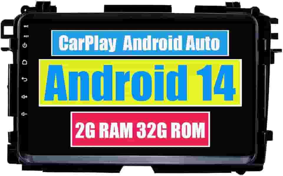 RoverOne Central Multimídia para Honda Vezel HRV HR-V 2014 2015 2016 2017 com CarPlay Android Auto Navegação GPS Bluetooth Radio Estéreo WiFi