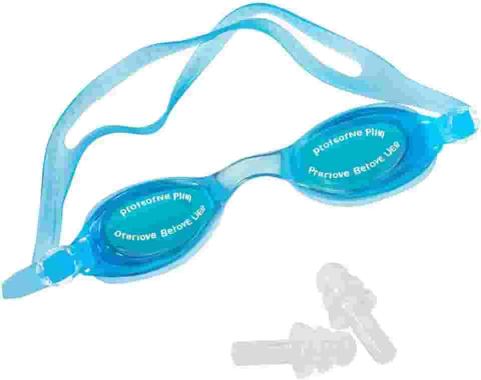 Óculos De Natação Infantil Lente Com Proteção UV Antiembaçante Ajustável