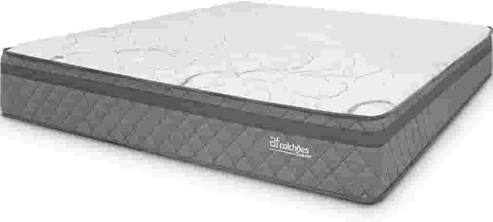 Colchão King Espuma D45 Extra Firme Antialérgico Certificado 193x203x24cm - BF Colchões