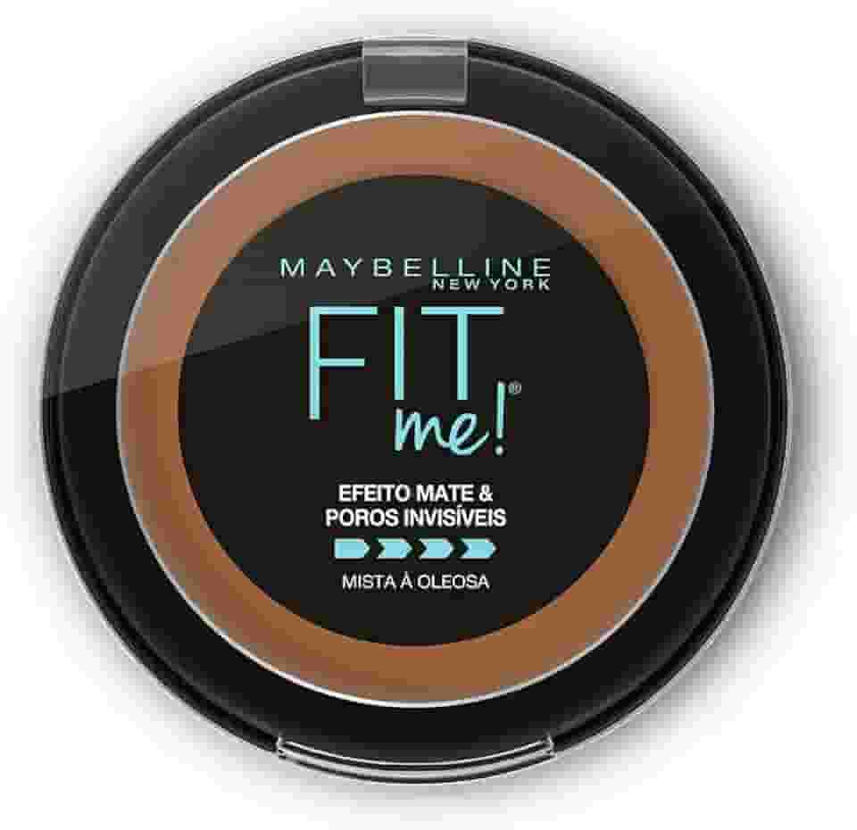 Maybelline NY Pó compacto Efeito Mate e Poros Invisíveis Fit Me Marrom Neutro N10