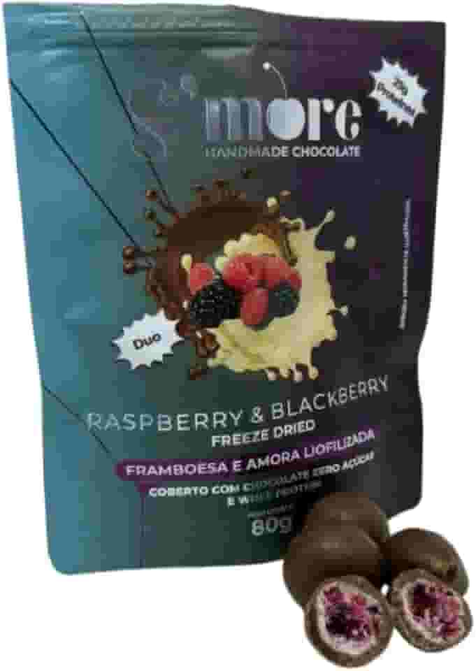 Bombom de Frutas Vermelhas Liofilizado, 25g de Proteína, Sem Açúcar