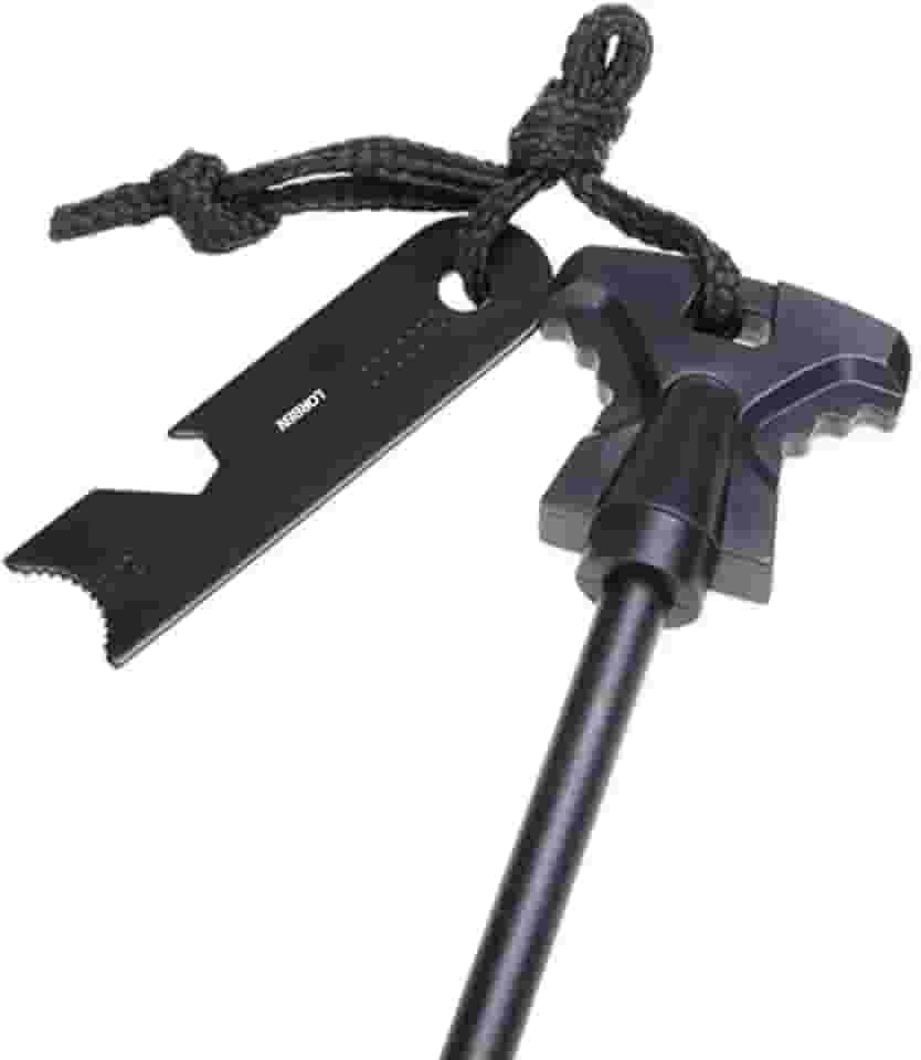 Pederneira Sobrevivência Lorben Magnésio Camping Acendedor de Fogo Abridor Garrafa