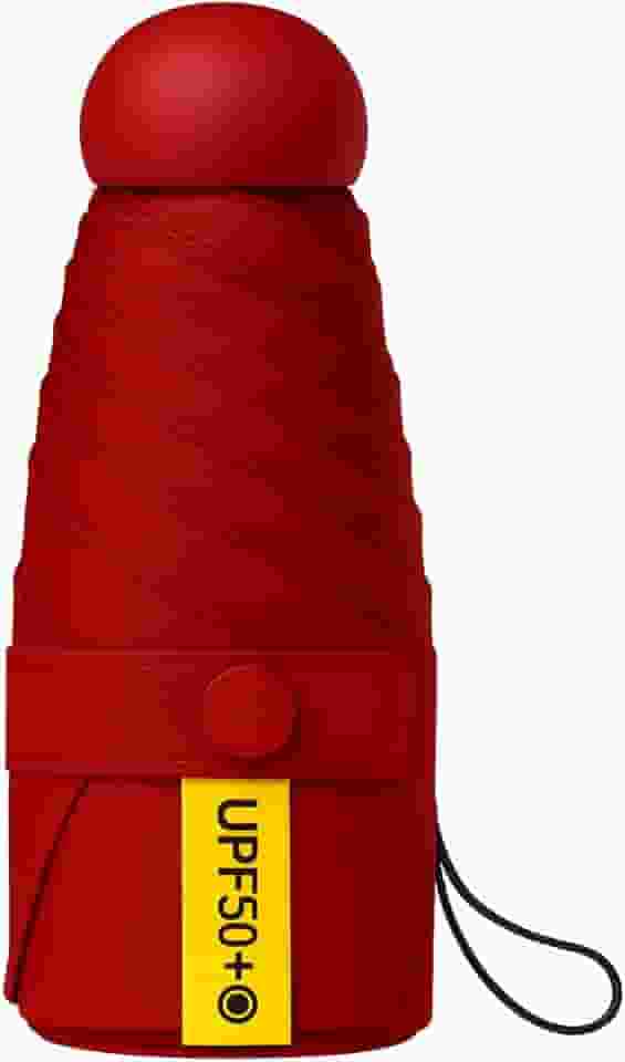 Guarda chuva de Bolso Ultra Compacto e Versátil – Mini Guarda-chuva Dobrável com Proteção UV, Leve e Portátil – Inclui Estojo Estilo Cápsula para Chuva e Sol