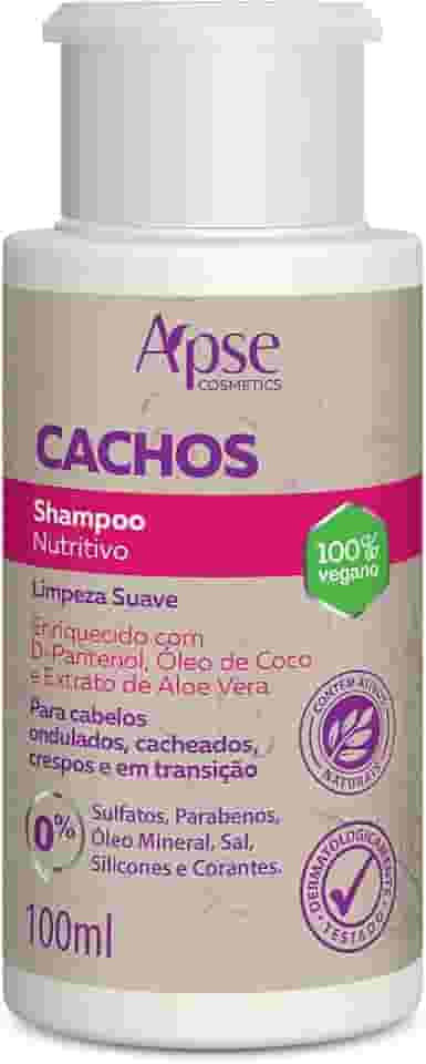 Shampoo Nutritivo Cachos 100Ml, Apse Cosmetics