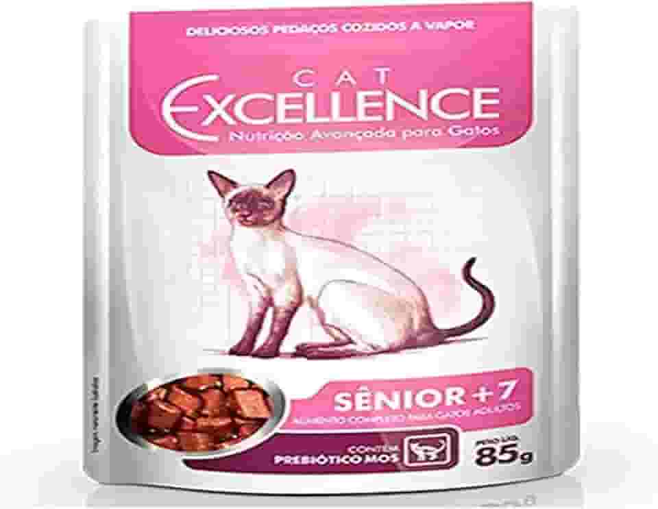 Excellence Ração Úmida Sachê Para Gatos Sênior - 85G