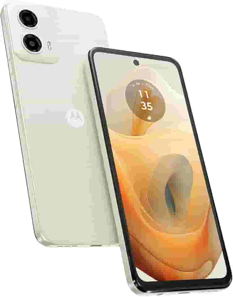 Smartphone Motorola Moto G34 5G 256GB 8GB RAM + 8GB RAM Boost Vanilla - Vegan Leather