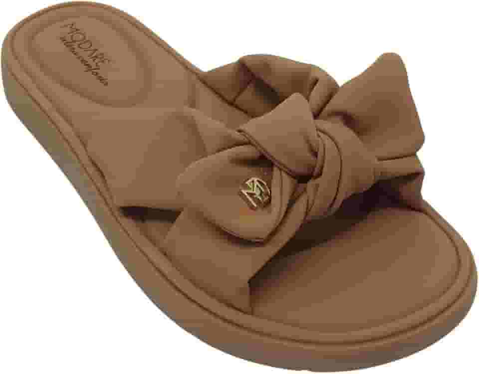 Chinelo Modare Feminino Nubuck Ultra Soft com Laço