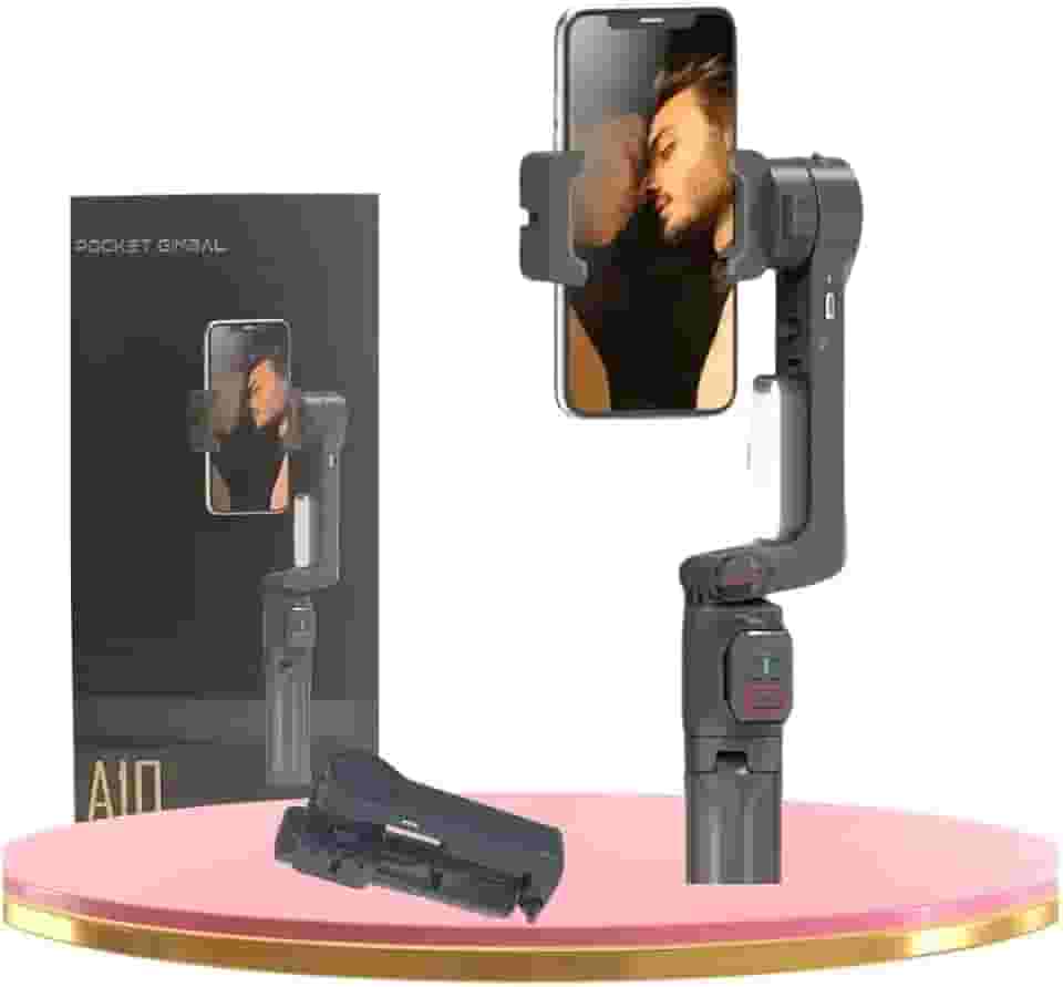 Estabilizador Gimbal Profissional e Portátil de 3 Eixos