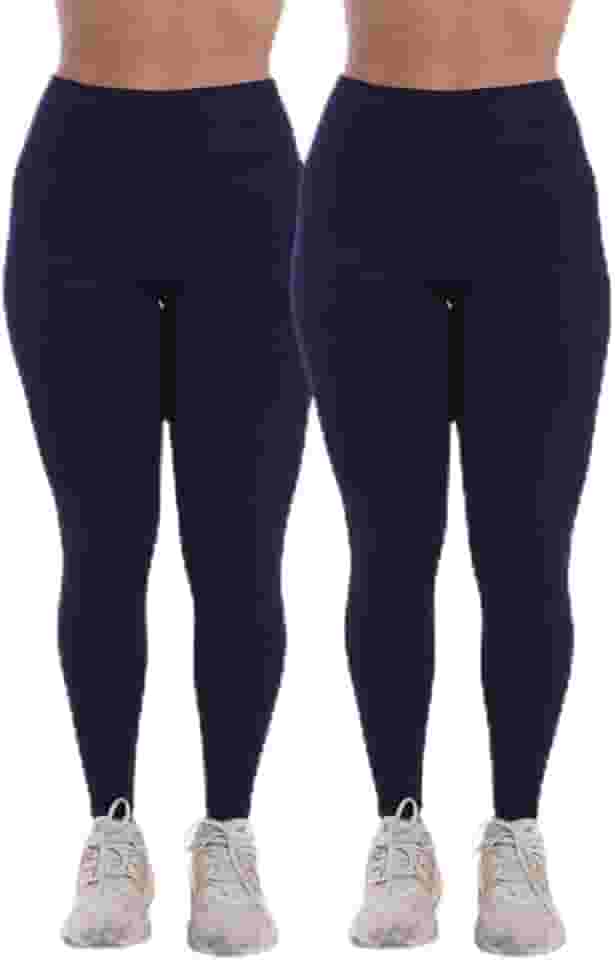 Kit 2 Calças Legging Feminina Treino Academia Fitnes